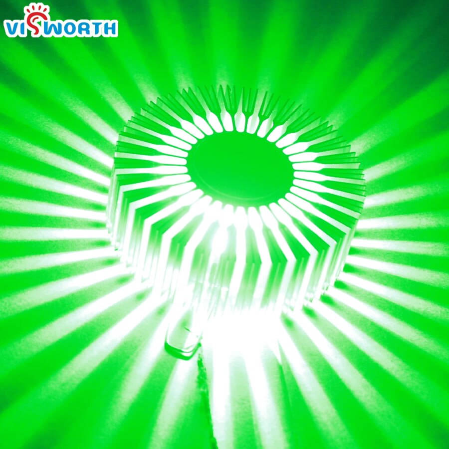 Applique murale fleur de soleil de Noël, budgétaire d'hôtel, lumière de fond, lampes de couloir, 3W, AC 110V, 220V, 240V