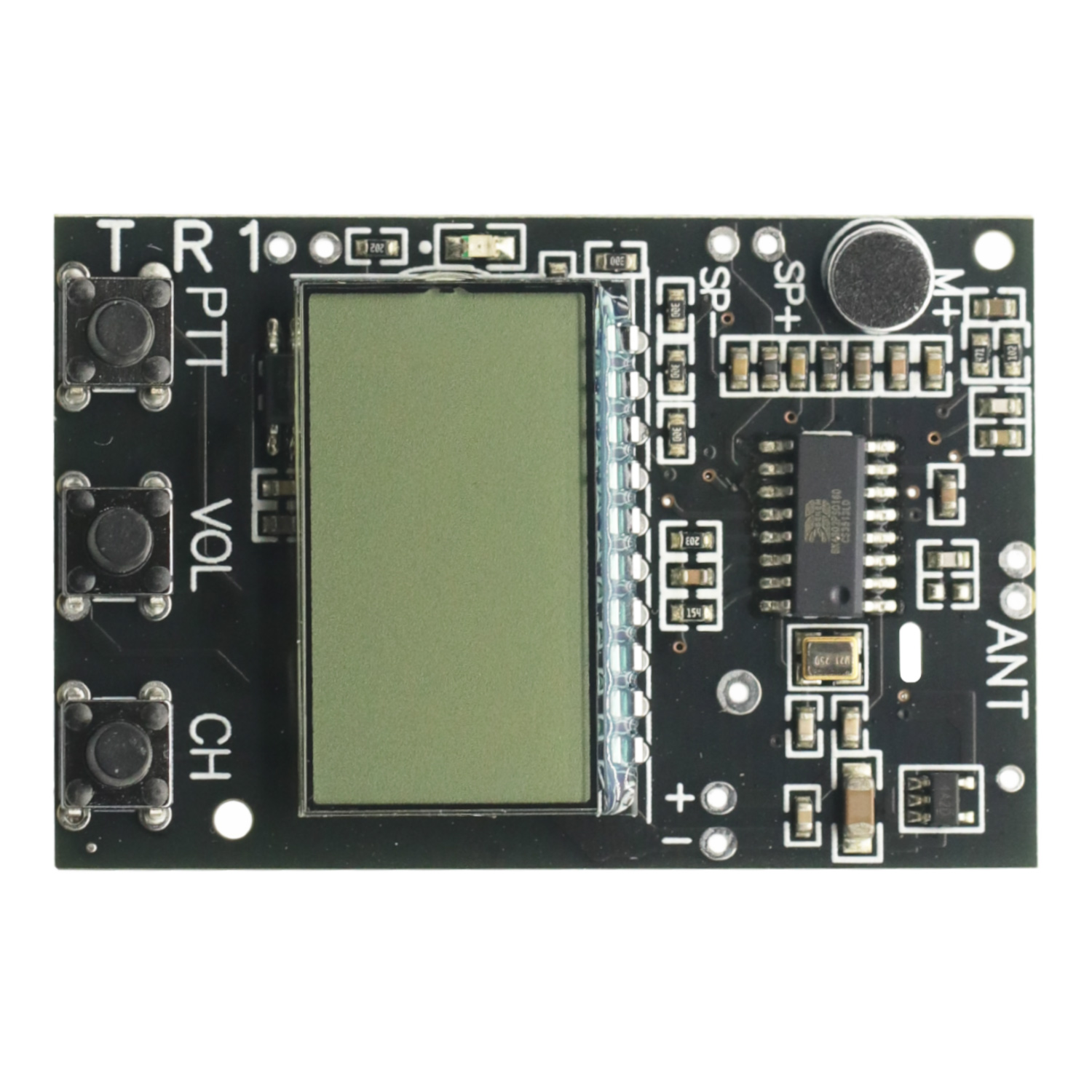 1 STKS Voor FM Walkie Talkie Printplaat Transceiver Alle-in-Een Module FM Zender Ontvanger Module 7 Frequentie 27-480 MHz