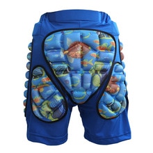 Kids 3D Hip Protective Short Pants Butt Safety Guard Pants Anti-Fall for Skiing Skating MC889