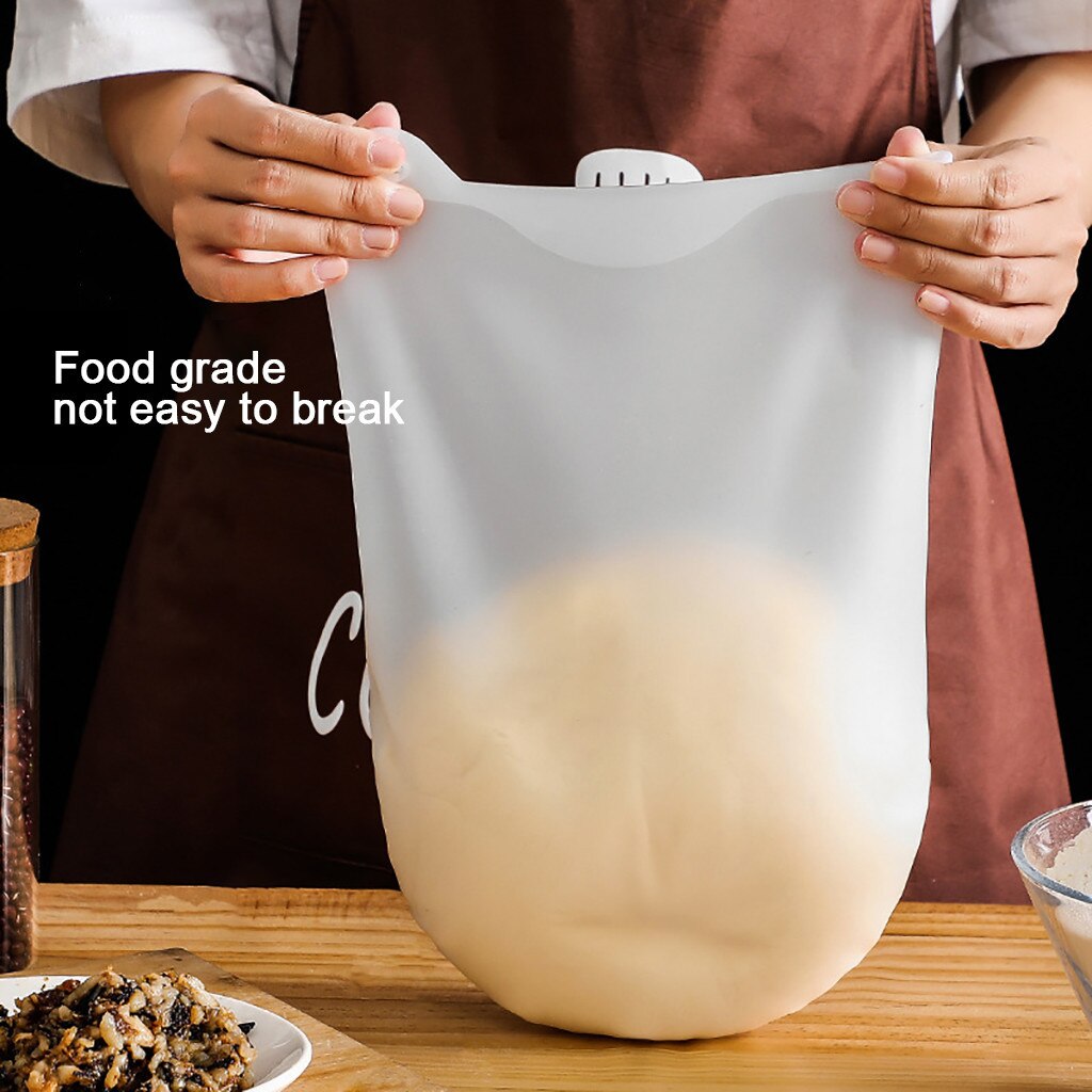 Siliconen Deeg Zak Proofing Deeg Kneden Bag Koken Pastry Gereedschappen Hittebestendig Zachte Meel-Mengen Bakken Tas