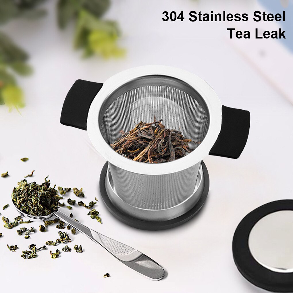 Stainless Steel Tea Strainer Mesh Filter Sifter Reusable Colander Drainer Skimmer Removable Infuser for Coffee Herb Spice