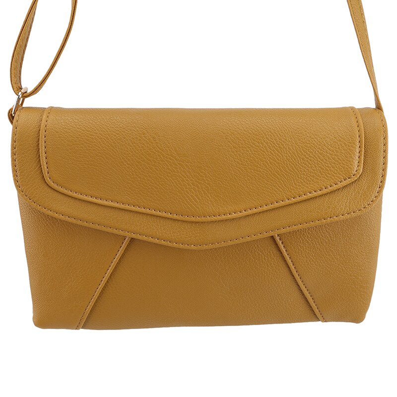 Bolso cruzado de para mujer, bolso de hombro lavado suave negro, bolso de mensajero de retales, Bolso pequeño con solapa para niñas: 5