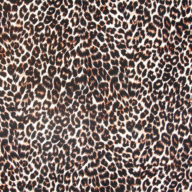 Tela 100% algodón con estampado de leopardo para accesorios de Costura de la ropa, 50X140cm, tejidos, Tissus, bricolaje, materiales