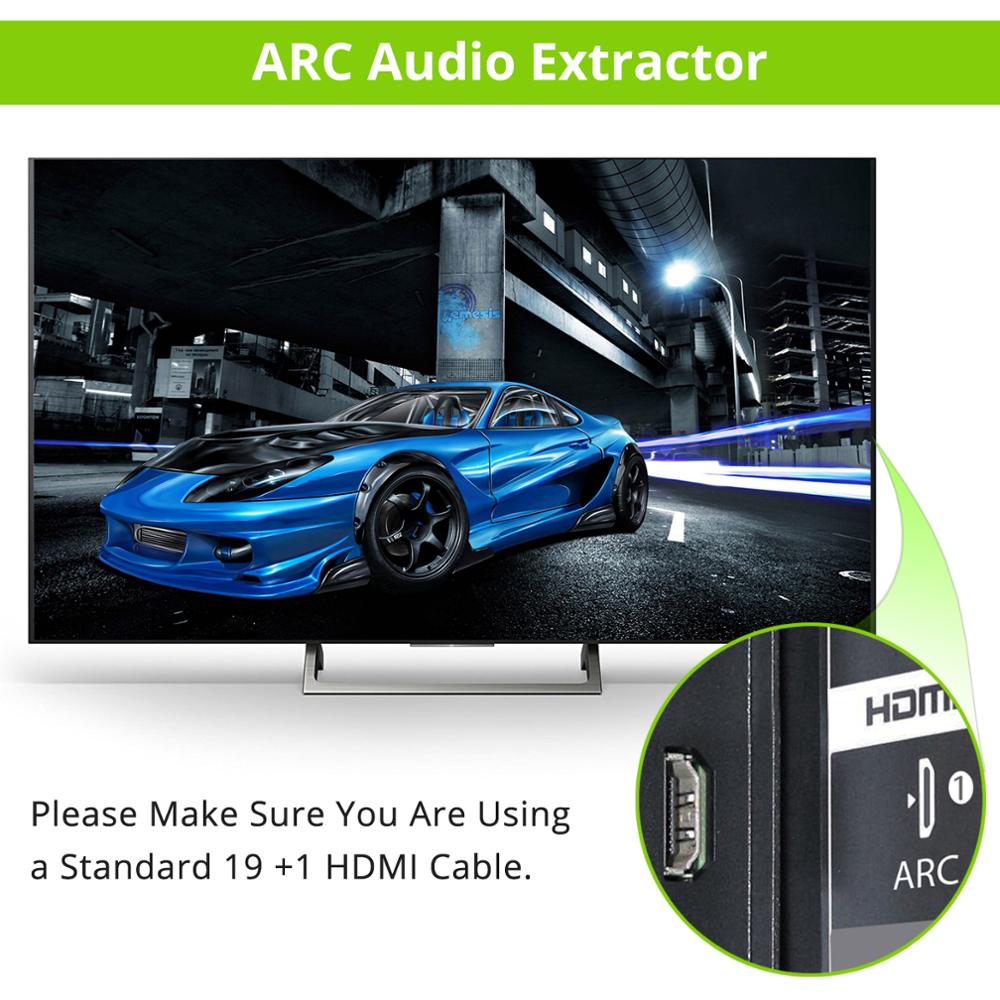 Neoteck arc dac muunnin adapteri hdmi-yhteensopiva audio paluukanava digitaalinen optinen spdif koaksiaali analogiseen 3.5mm l/r stereo