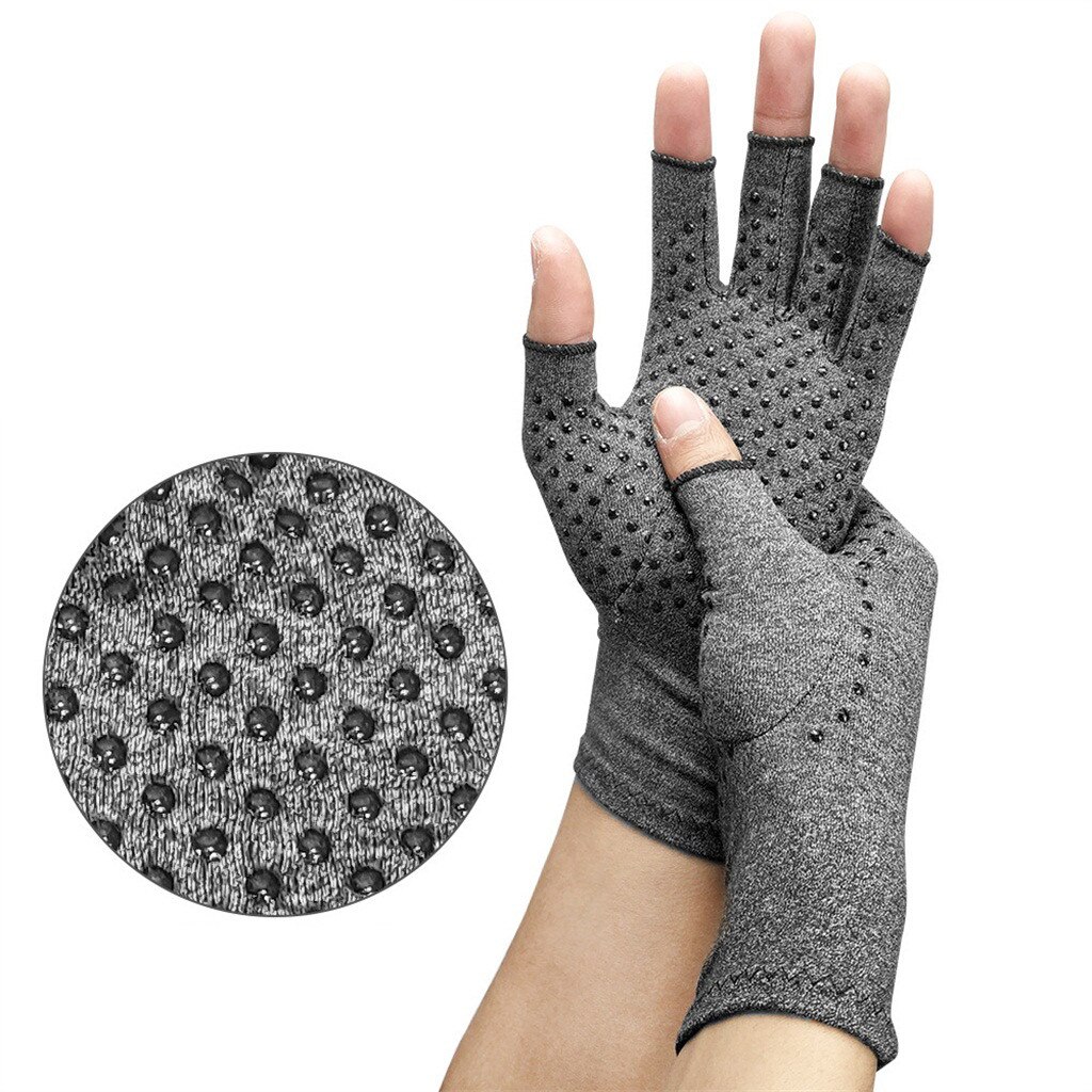 Arthritis Gloves Rheumatoid Compression Hand Glove For Magnetic Arthritis Health Osteoarthrit Compression Therapy Gloves: L