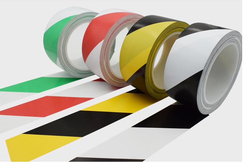 Pvc aviso à terra adesivo não-poeira oficina marco fita preto amarelo impermeável wear-resistant zebra crossing stripe