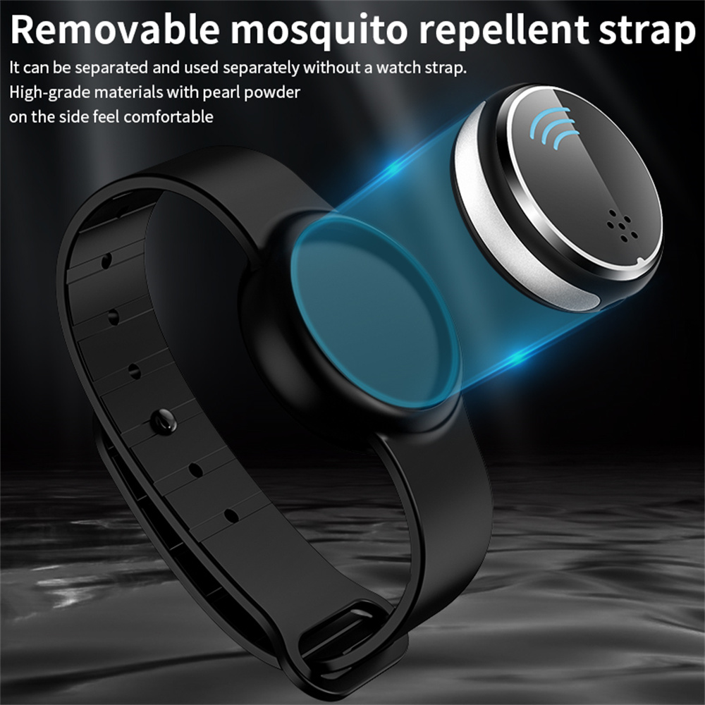Bracelet répulsif à ultrasons pour enfants et adultes, anti-moustique, antiparasitaire, onde bionique électronique, bracelet de charge