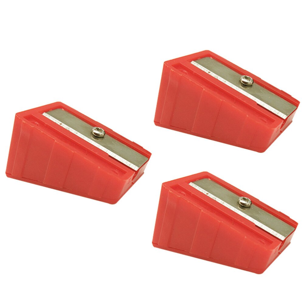 3 pces cue tip burnisher lápis apontador forma piscina ferramenta de reparo (cor aleatória)