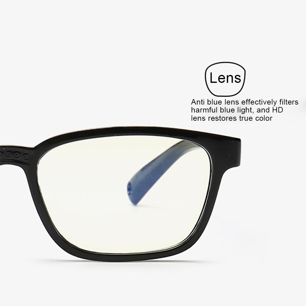 Square Blue Light Kids Glasses Optical Frame Children Girls Blocking Transparent Eyeglasses Boy Frames Anti Reflective Comp D7E2