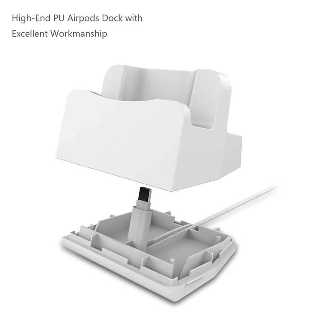 For apple airpods 1 2 3 charging station dock stand for iphone 11 12 13 pro max xs xr pods air pro phone desk usb charger holder