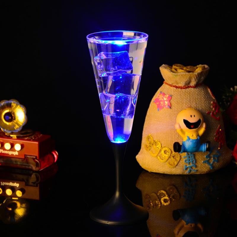 Water Inductieve Led Cup Gloeiende Champagne Bier Wijn Cup Vloeibare Vruchtensap Glas Mok Festival Party Drinkware