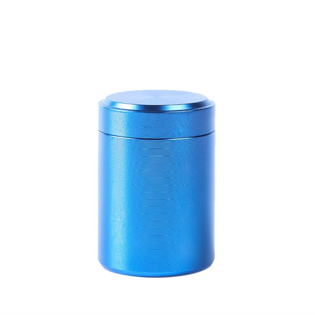 80ml Solid Color Airtight Smell Proof Container Herb Stash Metal Sealed Can Tea Jar Storage Kitchen Storage Containers Tins