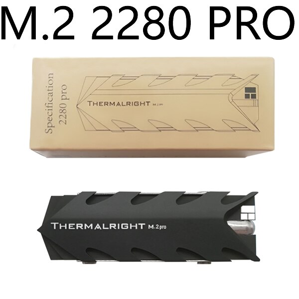 Thermalright m .2 2280 pro 22110 solid state drev køleplade heatpipe køling aluminiumslegering ssd køleplade: Tr -2280 pro