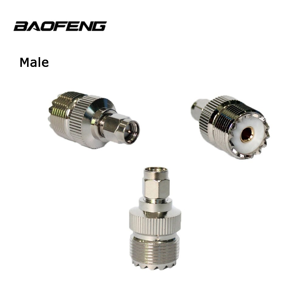 Ham Radio Adattatore del Connettore Per Auto Radio SMA-Femmina SMA-Maschio SMA-BNC Auto Radio & Connettore Walkie Talkie: Male Connector
