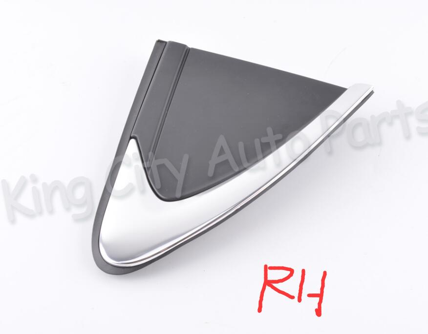 For Chevrolet Cruze Rear Triangle Window Trim Plate Rear Windshield Side Corner Exterior Triangle Garnish Cover Panel: Right side RH