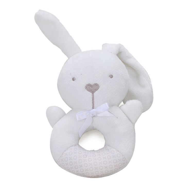 Baby Kinderen Rammelaar Speelgoed Cartoon Dier Pluche Hand Bell Kinderwagen Bijtring Wieg Opknoping Rammelaars Baby Trooster Speelgoed: rabbit