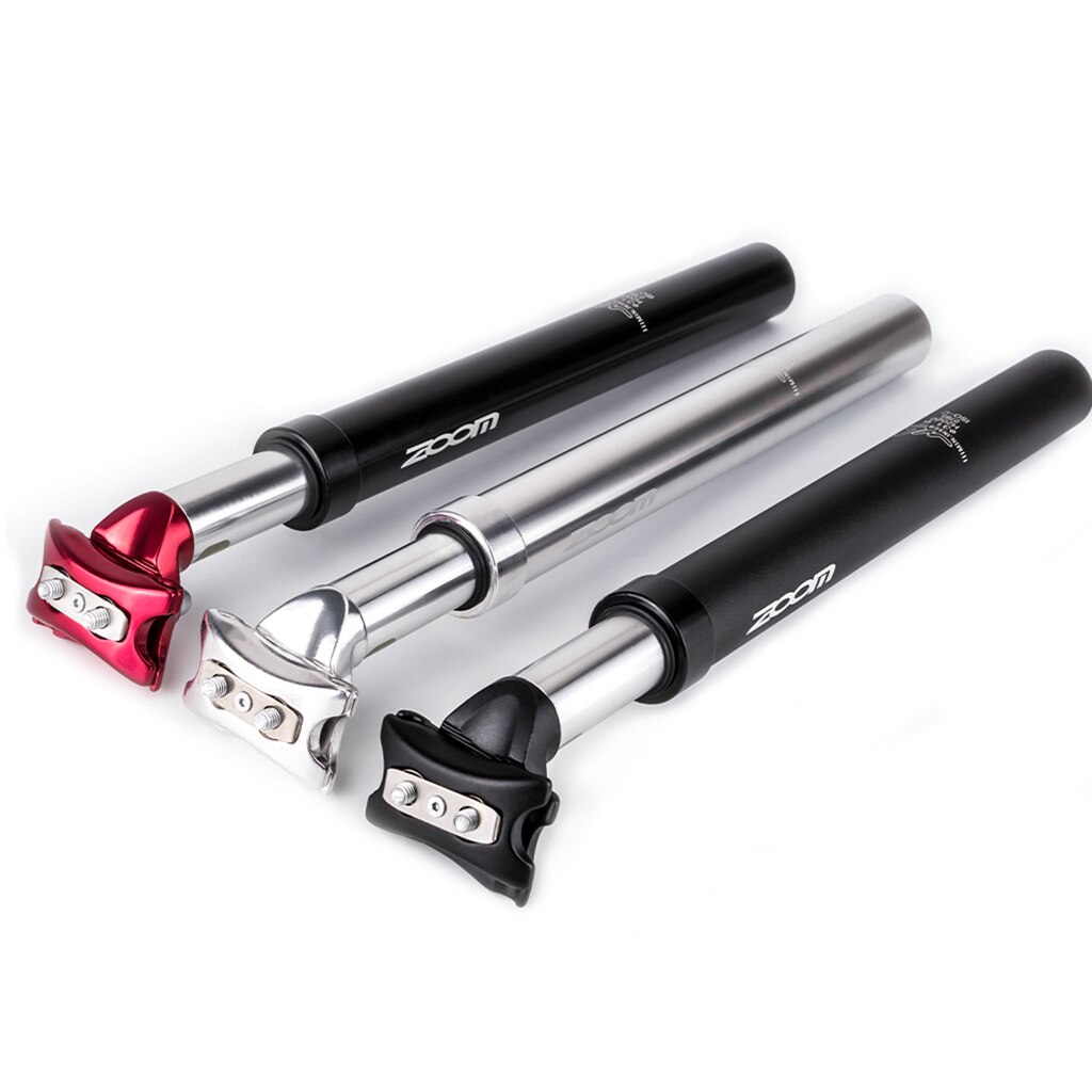 Mtb cykelstolpe stødsikker vibrationsabsorberende justerbar cykelstolpe road mountainbike affjedret sadelpind 26.2mm 31.6mm