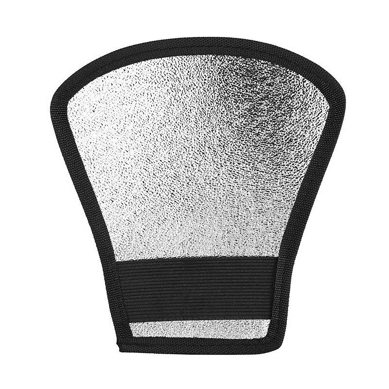 Kamera flash diffuser sølv hvid reflektor til canon nikon speedlite fotografering tilbehør lys fotografering