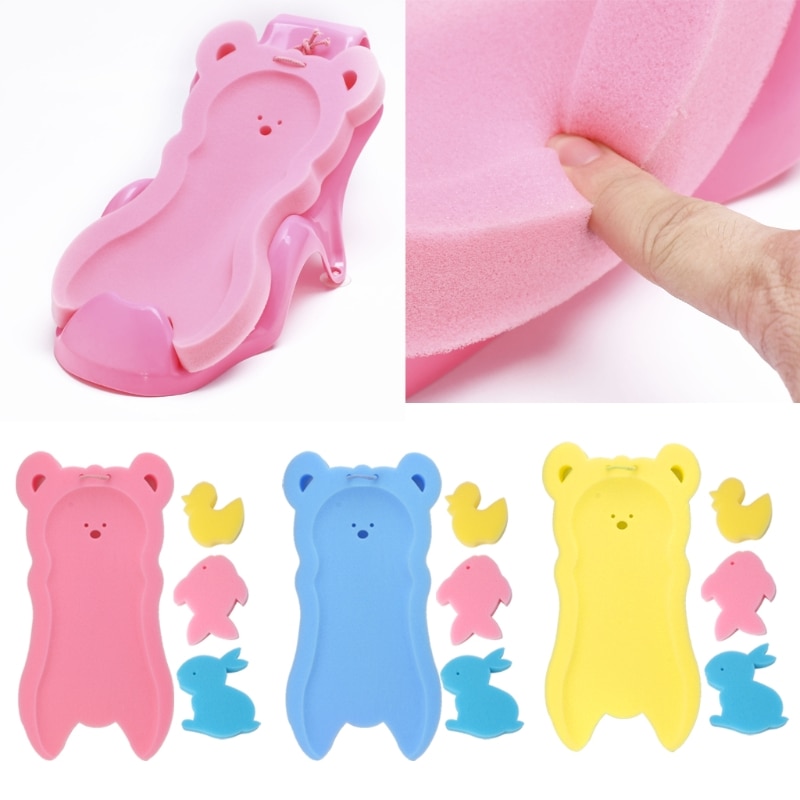 Almohadilla de espuma de esponja antideslizante para recién nacido, imitación de útero, ambiente, bañera, bañera, baño, gorro de ducha infantil, Care-m20 para bebé