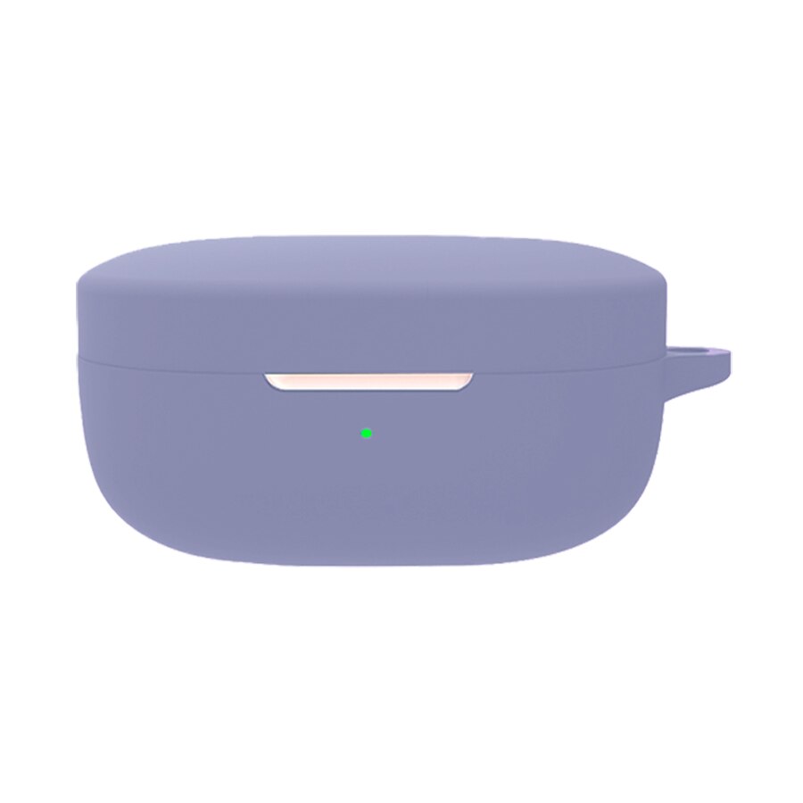 Para redmi airdots 3 caso do fone de ouvido capa protetora silicone bolsa escudo para xiaomi redmi airdots 3 tws bluetooth fone de ouvido caso: ROXO