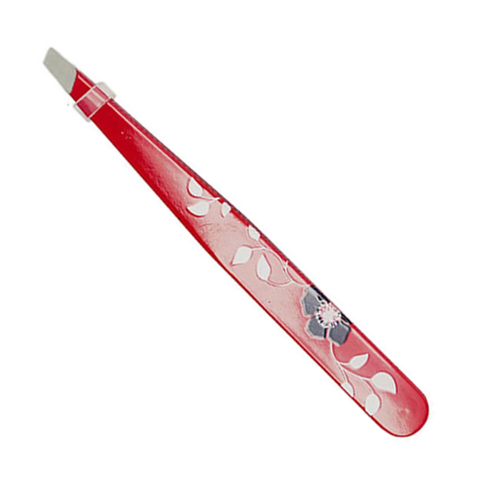 Bloem bloemen roestvrij staal haar wimper wimperlijm pincet make-up accessoires verwijderen wenkbrauw pincet make-up tool gemakkelijk t