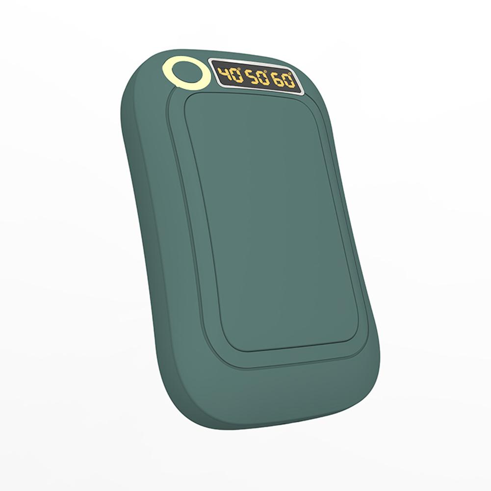 10000mAh Hand Warmer Portable Exquisite 10hour Working Cat Power Bank Electric Heater USB Rechargeable Hand Warmer Outdoor: Green