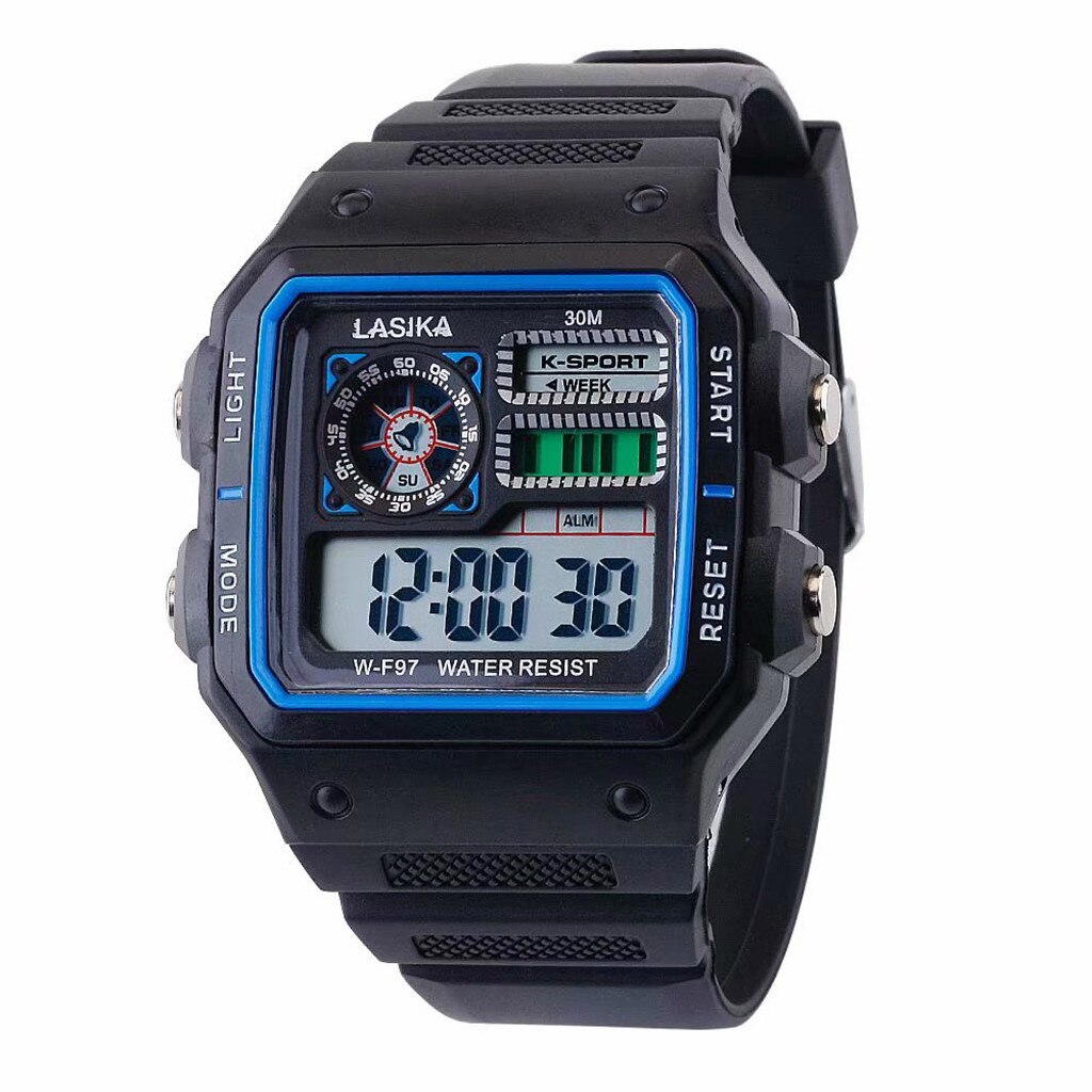 Multifunctionele Sport Leisure Horloge Vierkant Mode Wilde Elektronische Digitale Horloges Montre Reloj Relogio Klok Horloges