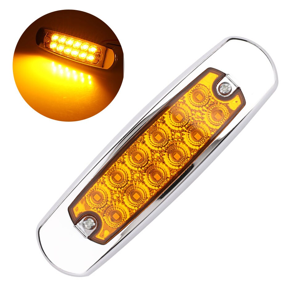 12LED Truck/Truck Side Light Long Universal Side Signal light Light DC12-24V