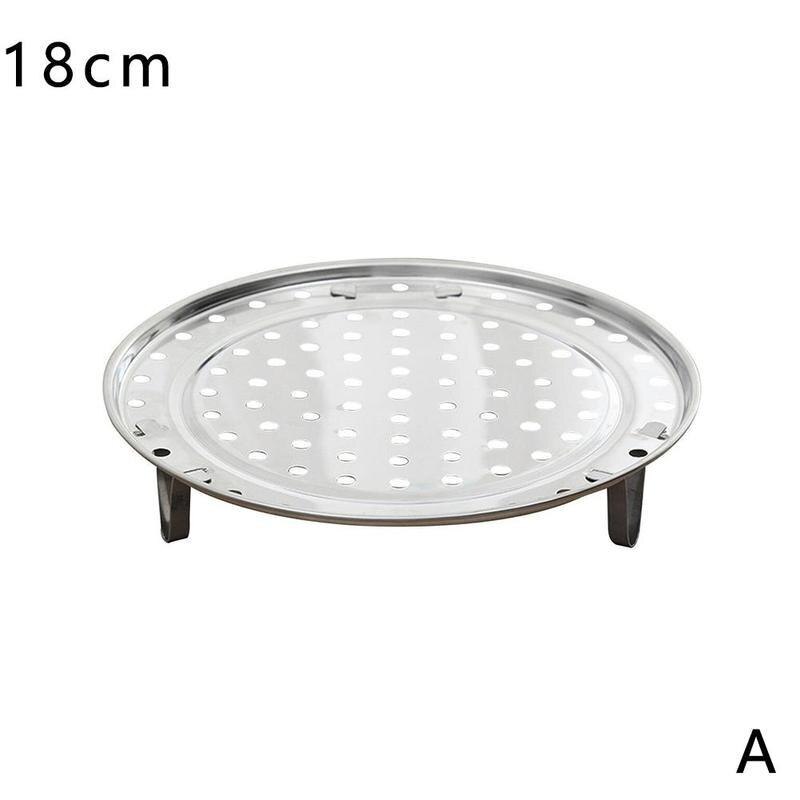 Steam Cooker Steel Steamer Rack Insert Stock 5 Choose to Steaming Pot Cookware Stand Tray Sizes Tool D4I8: S