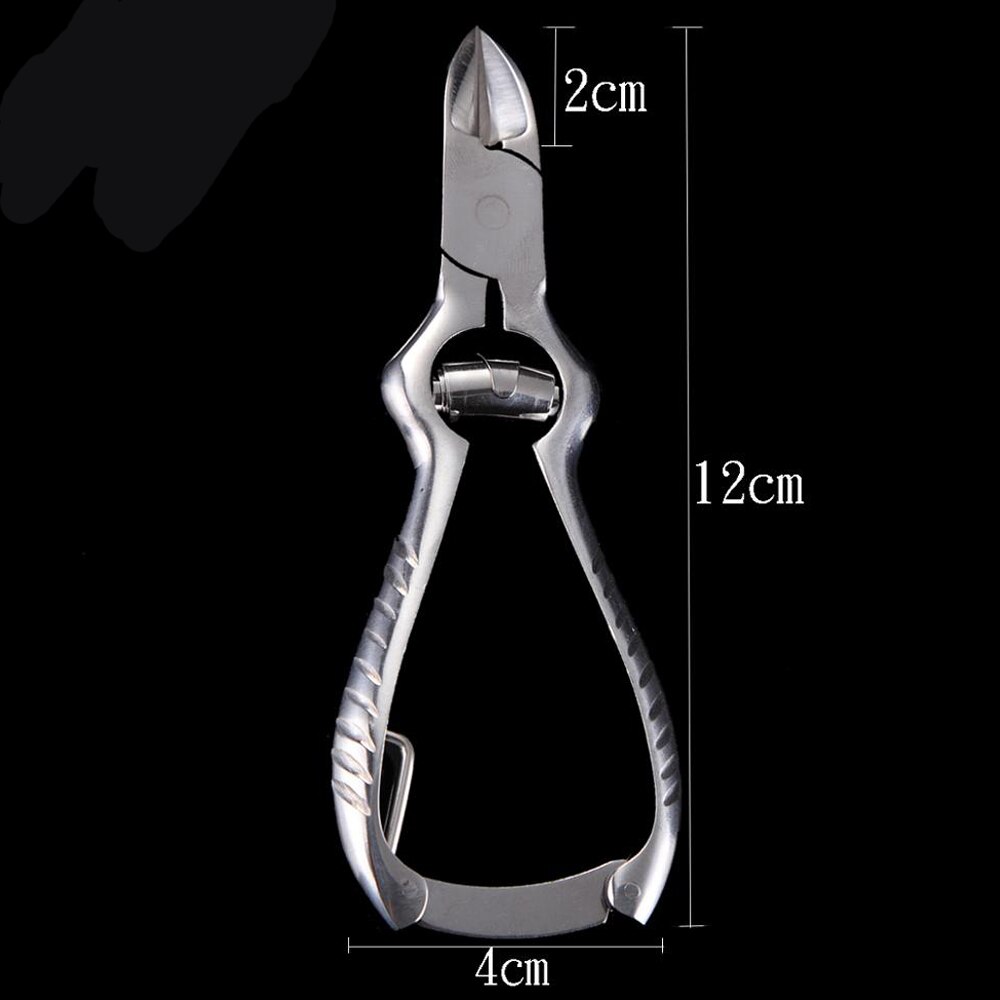 BQAN Nail Art Rvs Cuticle Nipper Clipper Cutter Schaar Dode Huid Remover Pedicure Tool