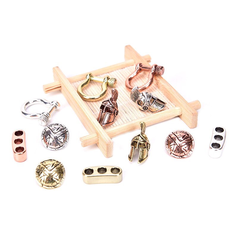 Armband accessoires survival paraplu touw kralen metalen bedels voor doe-het-zelf hanger gesp voor paraplu touw lanyards