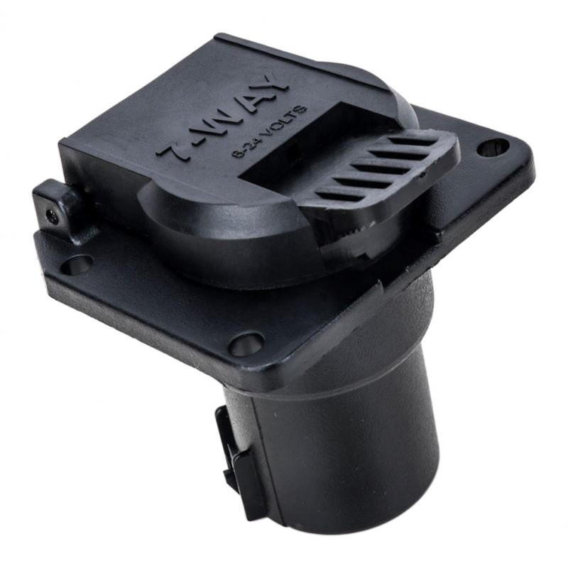 Embout de Remorque de Supérieure à 7 Broches Rondes pour Prise de Câblage 12V de Remorquage Attelage de Remorque