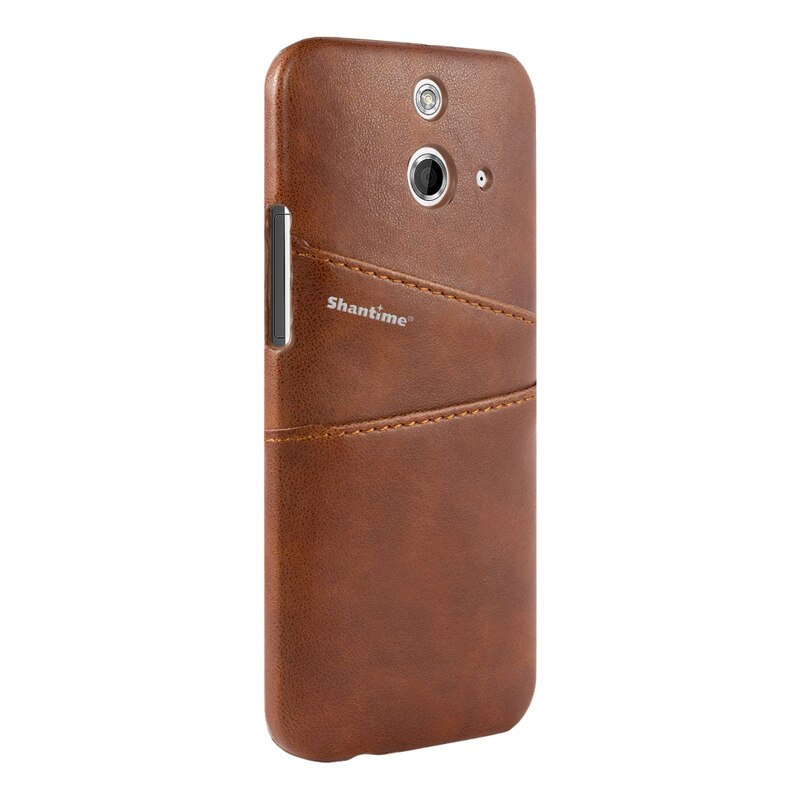 Luxury Vintage Pu Leather Wallet Case For HTC One E8 Phone Bag Case For HTC One M8 Business Card Slots Case