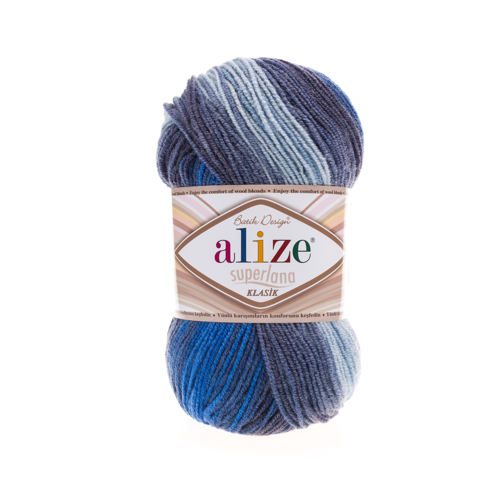 Alize Superlana Klassieke Batik Breien Garen Haak Garen Acryl Garen Zacht Garen Multicolour Garen Superlana Klasik Batik: 4761