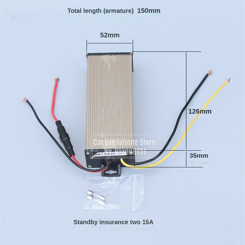 convertisseur de tension de chauffage de stationnement 12V convertit 24V transformateur Booster 31.5V-110 convertit en transformateur d&#39;alimentation électrique 24V 12V