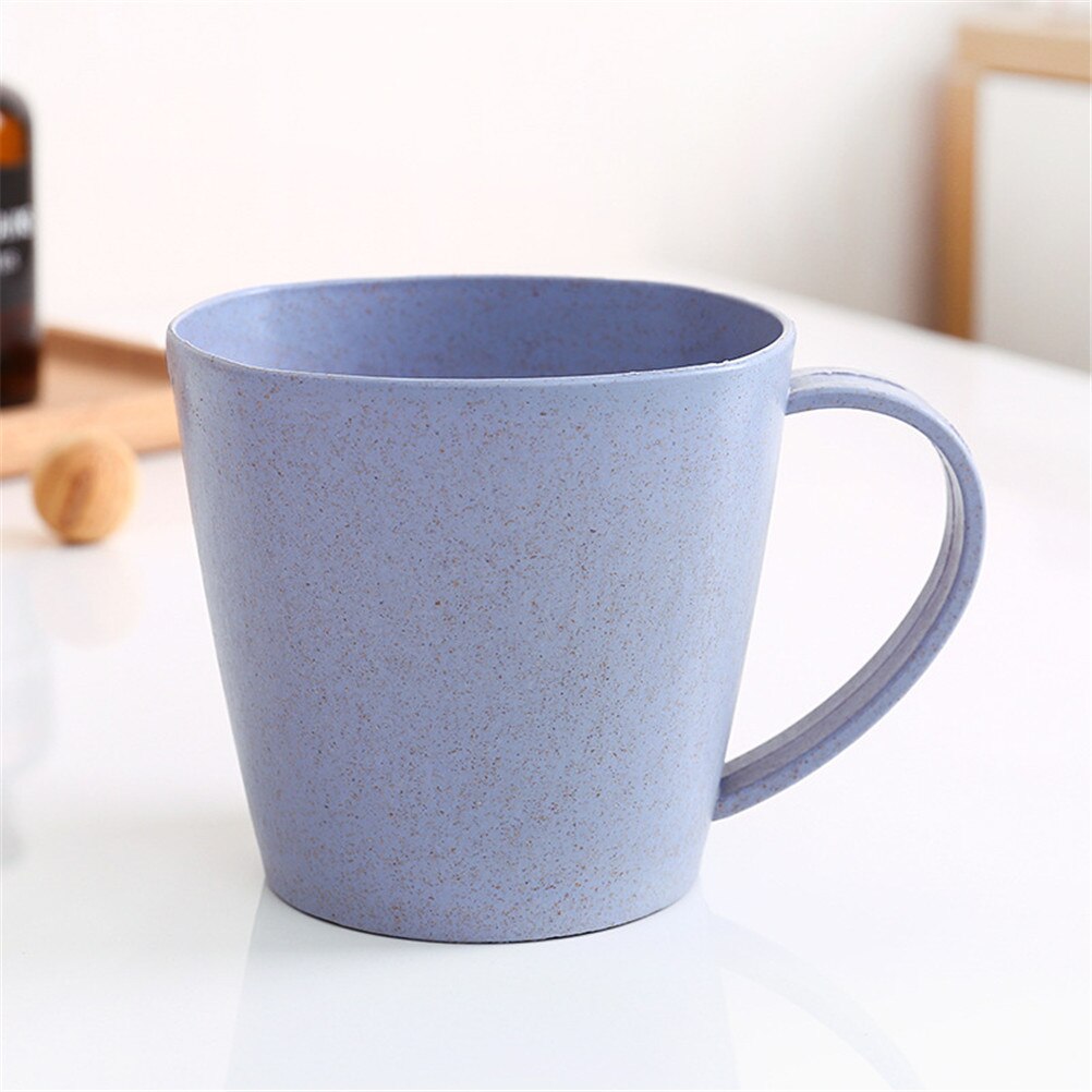 Taza de cepillo de dientes de , 1 pieza, juegos de baño no resistentes al calor, cepillo de dientes cómodo, sensación de paja de trigo, taza de taza para lavar, taza para gárgaras