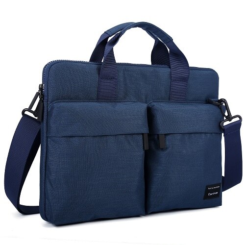 Cartinoe nyeste bærbare veske 11,13.3,14,15.4,15.6 tommer for macbook air 13 etui vanntett nylon notebook bag 13.3/15.6 tommer: Blå / 12 tommer