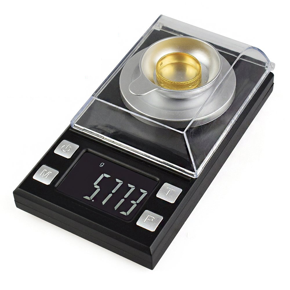 High Precision Digital Milligram Pocket Scale 100 x 0.001g sensitivity Portable Reloading Weighing Jewelry Gold and Gems Scale