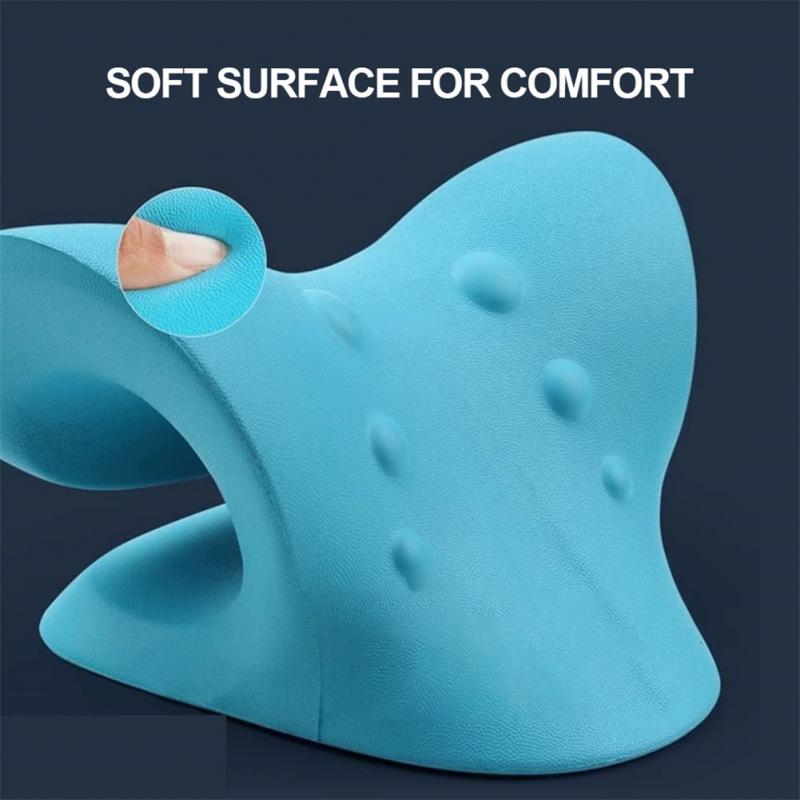Neck Shoulder Stretcher Relaxer Massage Pillow For Neck Cervical Chiropractic Traction Back Stretching Physiotherapy: 01