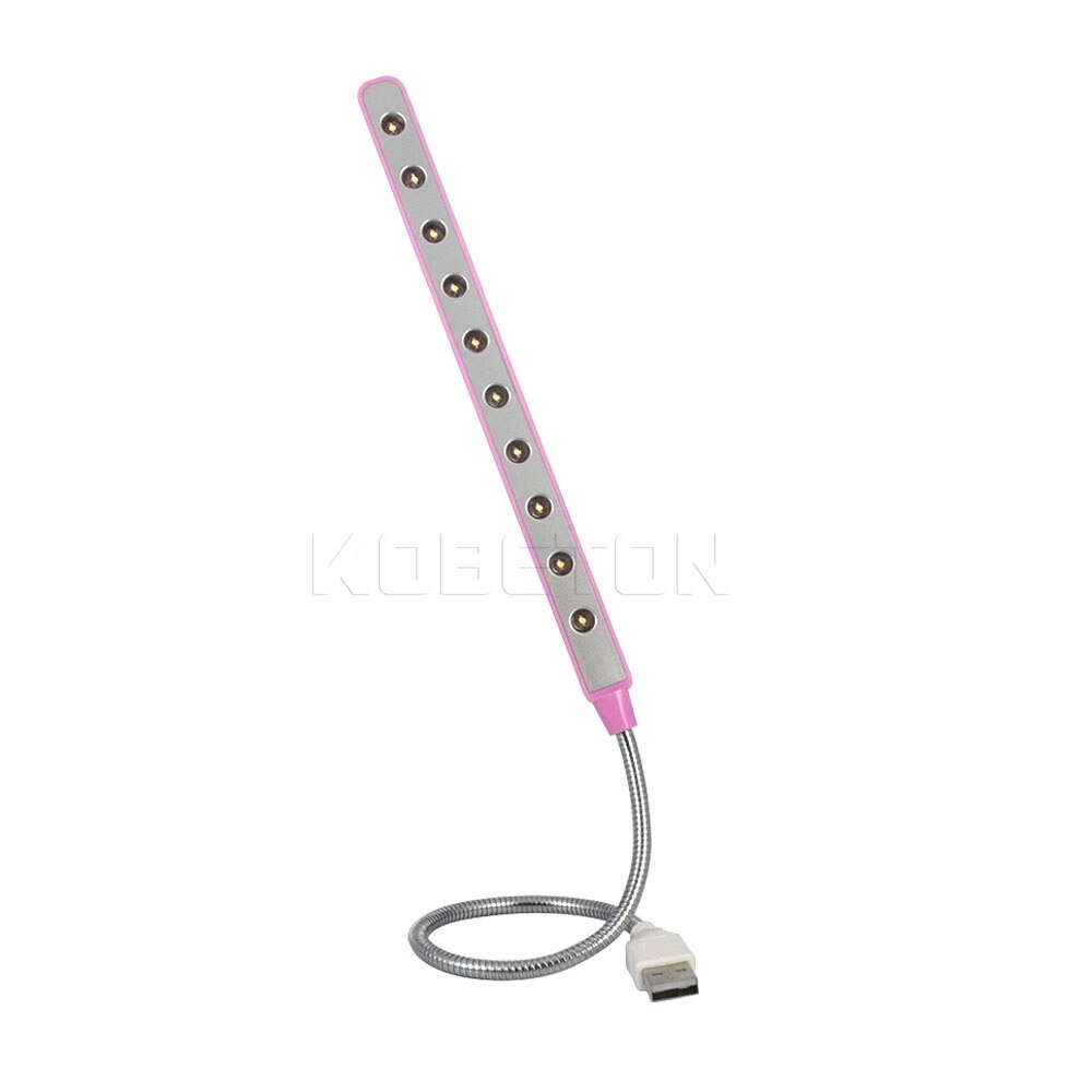 kebidu Mini USB Led Light Computer Lamp Bright Flexible 10 LEDs reading Lamp for Notebook Laptop Computer PC Keyboard lights