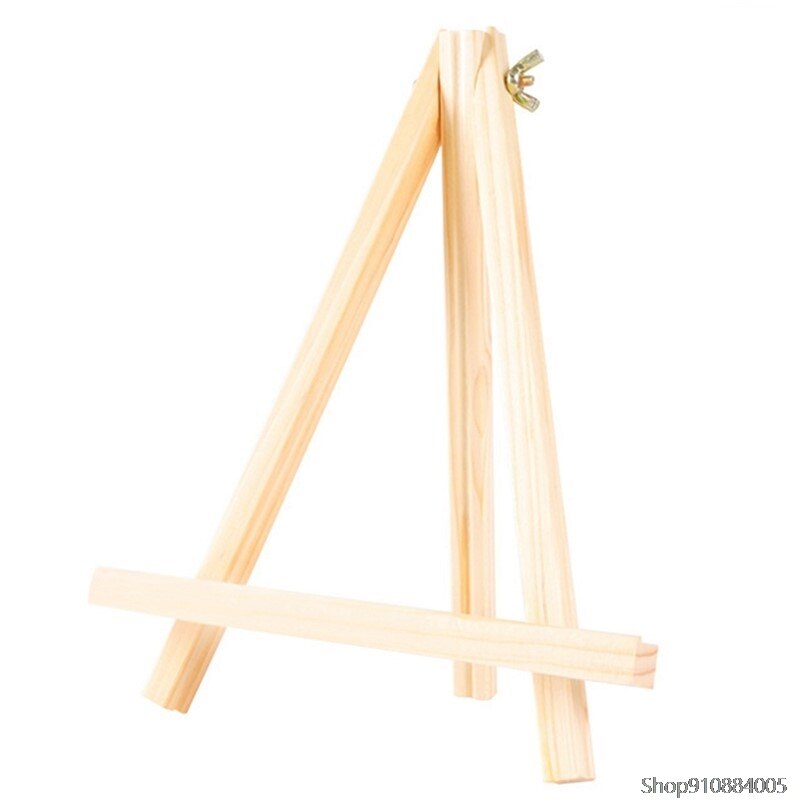 1Pc Mini Wooden Easel Tablet Stand Phone Holder Wedding Table Card Stand Display Holder Party Desktop Decor Mini Desktop Easel: H02-8x15cm