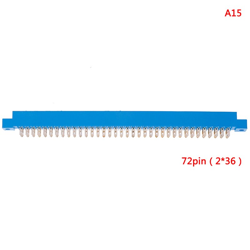 1PC 805 Series 3.96mm Pitch PCB Slot Solder Card Edge Connectors 8-72 Pin 16 Styles: A15