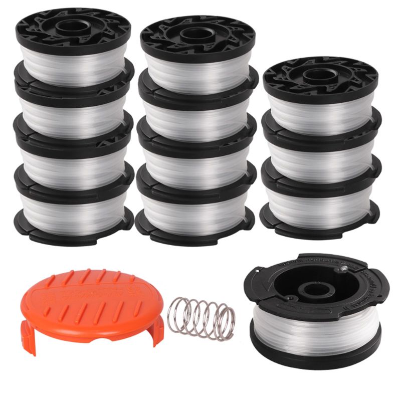 Line String Trimmer Replacement Spool,30ft 0.065" Autofeed String Trimmer Line Replacement Spool for Black+Decker String Trimmer