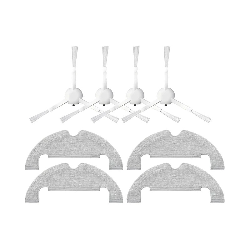 Piezas de Robot aspirador Xiaomi X10, Cepillo Lateral principal, filtro Hepa, paño de mopa, bolsa de polvo, accesorios de repuesto: Transparente