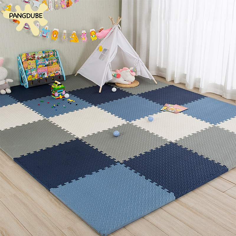 Alfombra de juego de rompecabezas para bebé, tapete de espuma EVA de 30x30x1cm, tatami para habitación de niños, tapetes de juegos para bebés, tienda de juegos