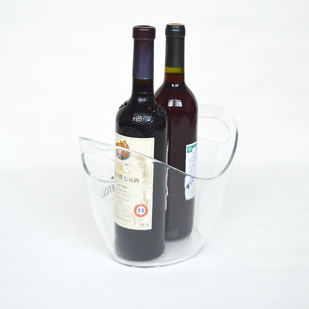 4L-8L Plastic Ice Bucket Party Bar Beer Wine Cooler Kitchen Wine Champagne Beer Bottle Cooling Container Holder