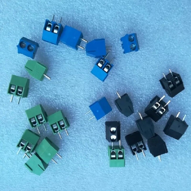 20/10pcs KF350-3.5-2P KF350-3P Terminal 300V 10A Schroef 2, 3Pin 3.5mm Terminal Schroef Connector Splice connector voor printplaat