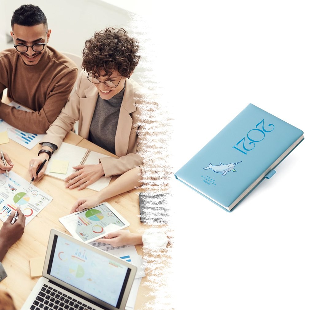 Calendar Schedule Notepad A5 Narwhal Efficiency Manual Calendar Notepad Month Plan Korean Diary Notebook