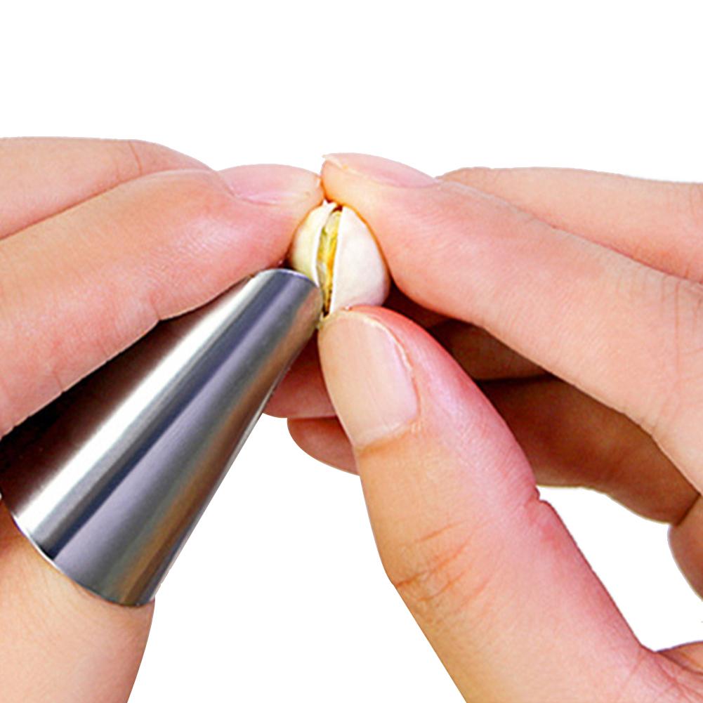 Adjustable Vegetable Harvesting Cutter Anti-Cut Metal Finger Cover Practical Harvesting Device Hand Protector Gardening Tools 3p