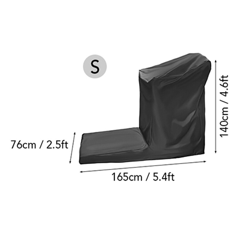 Cubierta plegable para caminadora eléctrica, funda impermeable a prueba de polvo para máquina de correr, protector deportivo Universal para caminar con cremallera: S
